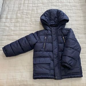 EUC BabyGap Navy Coat 4T